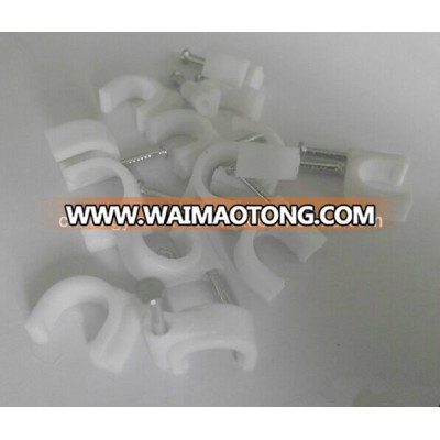 Hot Sale Hy-R -16PE Plastic Round Nail Cable Clip