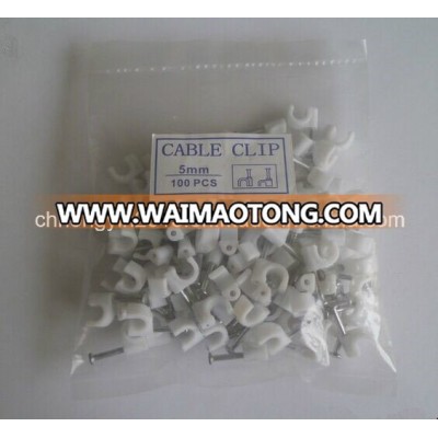 Hot Sales High Quality Round Plastic Product Cable Clip