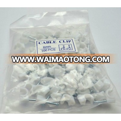 CE Approved 6 Mm Circle Flat Cable Clip