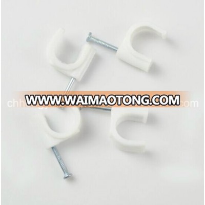 20mm Round Plastic Electric Wire Cable Clips