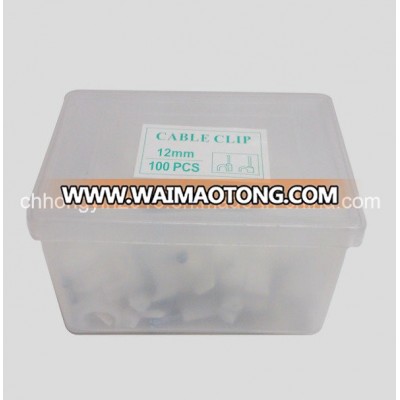 12mm Plastic Round Cable Wire Clip