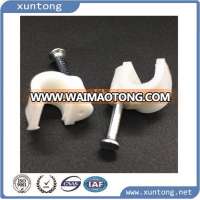 Round Cable Clip Round plastic round nail cable clip