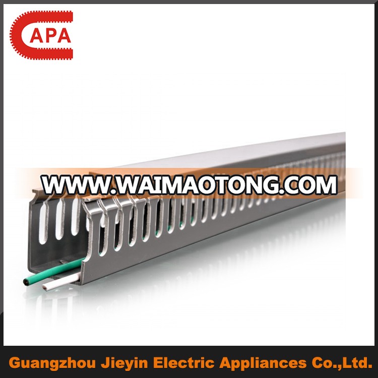 High Quality Slotted Solid PVC Wire Duct/ Cable Channel Cable Trunking/Duct