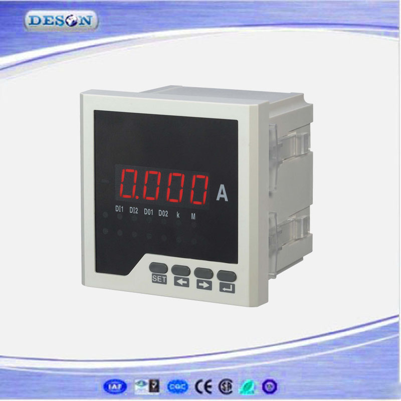 Panel Mounted Single Phase Digital AC/DC Current Meter