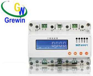 Gwm 300 35mm DIN Standard Meter /Three Phase DIN Rail Energy Meter